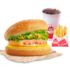 1 Burger Tôm + 1 Khoai tây chiên vừa + 1 Nước ngọt