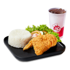 1 Cơm Gà Giòn Vui Vẻ + 1 Nước ngọt